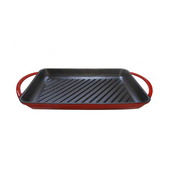 OEM Customized Braising Pot - Cast Iron Grill Pan/Griddle Pan/Steak Grill Pan PC3321 – PC