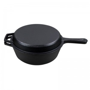 Double Use Cast Iron Saucepan/Sauce Pot PCD265