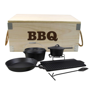 Cast Iron Outdoor Camping Cookware Set PCS940