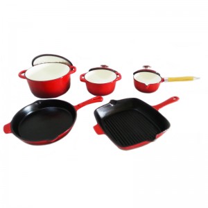 Enamel Cast iron Cookware Set PCS880