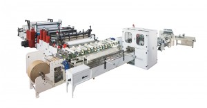 Full Servo High-speed Toilet Paper / Kitchen Towel Automatic Packaging Production Line
