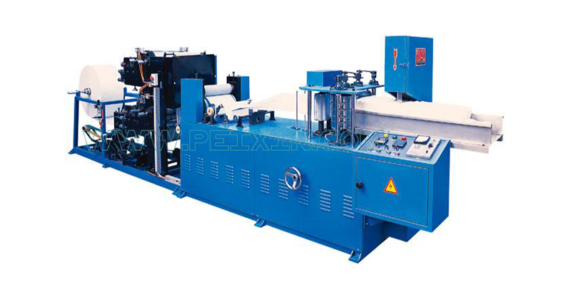 Factory Cheap Hot Hygienic Machine - Automatic Folding Napkin Paper Machine (two color) – Peixin