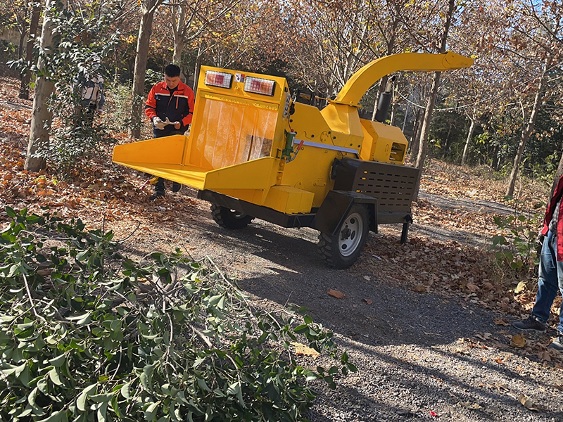 Introduction of wood chipper