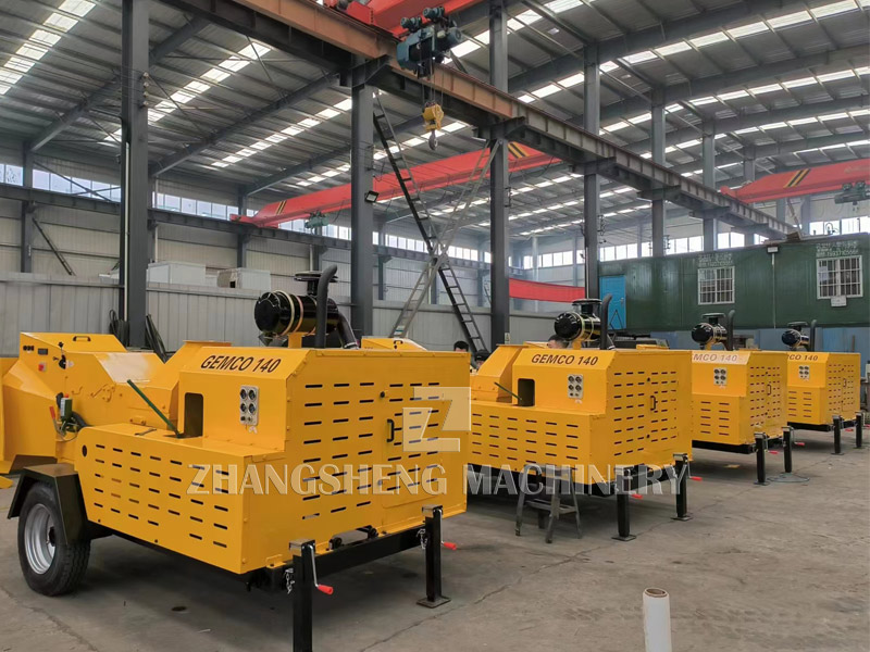 wood chipper machine delivered to overseas customers