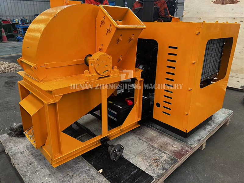 Wood crusher machine shipped to Thailand