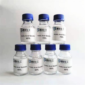 100% Original Acetic Acid China Manufacturer - Acetic Acid Solution 10%~80% – Pengfa