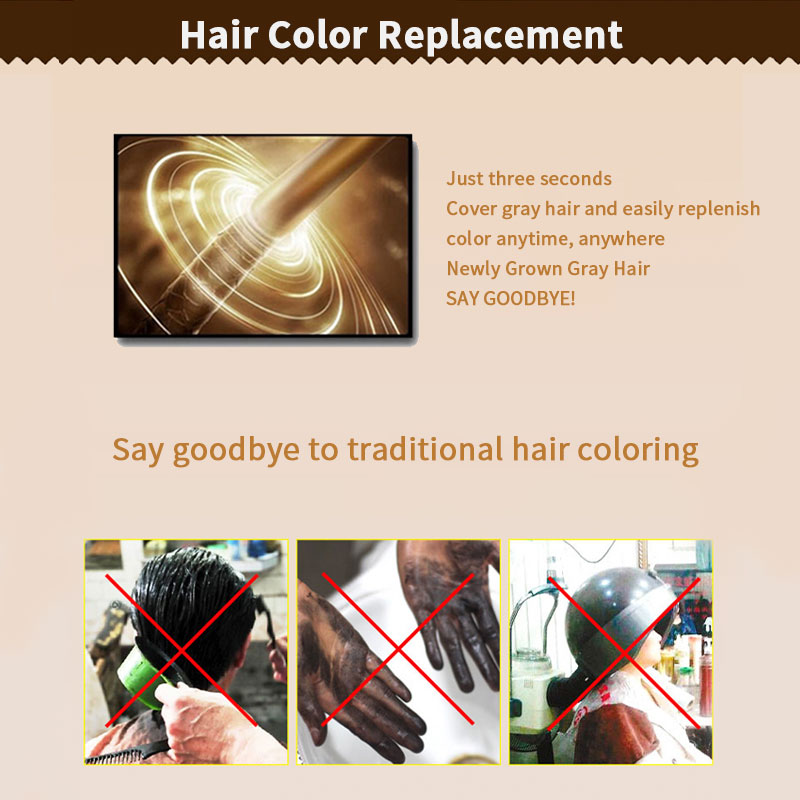 Good Wholesale Vendors Detangler Spray For Curly Hair - Hot selling OEM ODM professional salon women color hair dye spray with grey color – PENGWEI