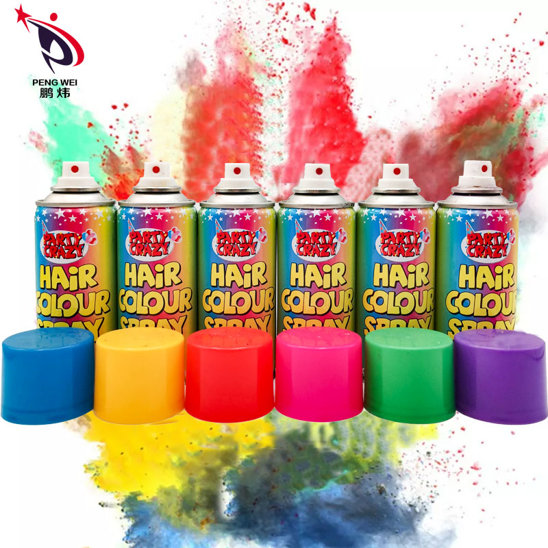 Low MOQ for Hair Color Spray For Kids - Bulk sale private label temporary cover hair color spray with Multicolor – PENGWEI