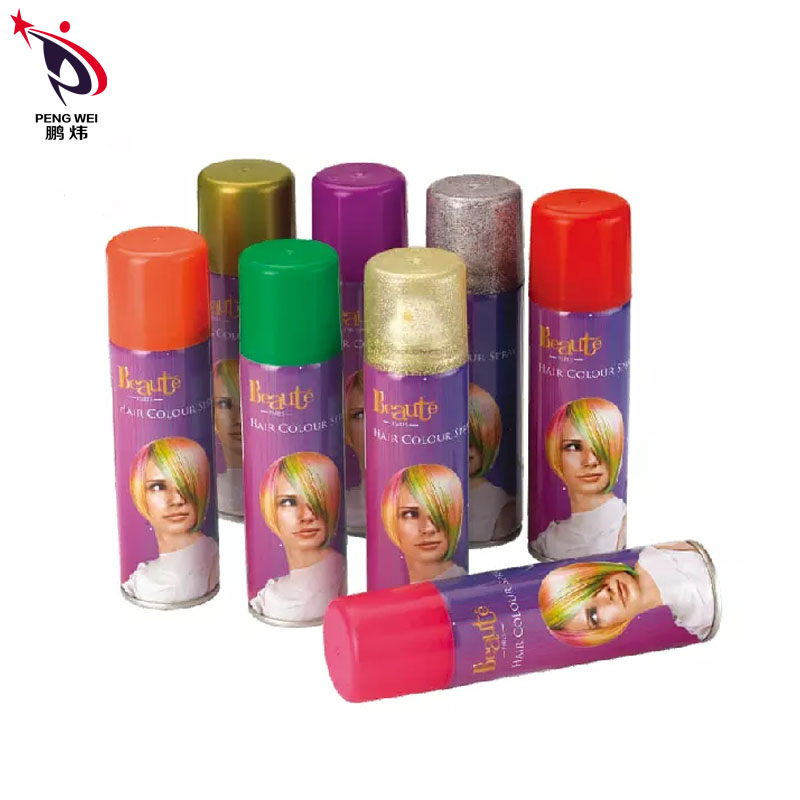 China Gold Supplier for Hair Colour Spray Brown - Private Label professional salon women color hair dye spray – PENGWEI