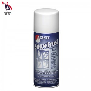 Christmas decoration foam snow spray wholesale ice crystal spray frost for new year