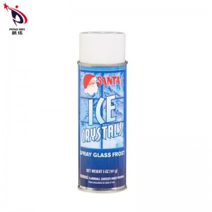 Christmas decoration foam snow spray wholesale ice crystal spray frost for new year