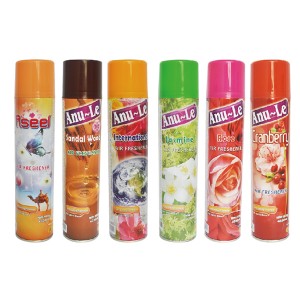 Scent and Color customized air freshener spray for car home hotel