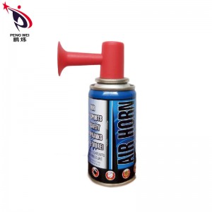 Wholesale Promotional decorative plastic Aerosol gas air horn for marine and sport