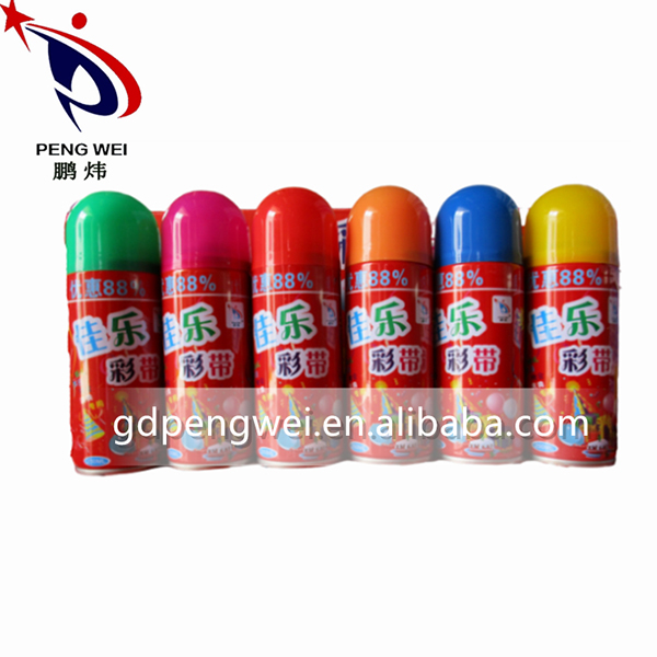 Manufacturer for Falling Snow Spray - Made in China Jiale Silly String For Party – PENGWEI