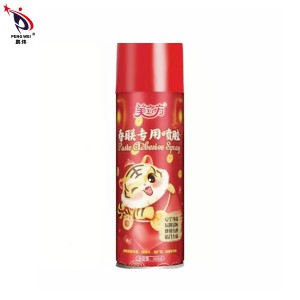 Made in PRC 450ml Paste Adhesive Spray For New Year, Advertisement