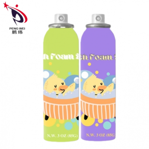 Wholesale Natural Bath Foam Spray No Stain Formula Shower Foam For Children