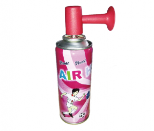 Promotional plastic toy air horn for sports game cheering