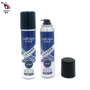Customized Temporary Permanent Dark Brown color hair shine Hair Dye Root Touch-up Spray
