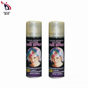150ml Temporary Strong Hold Glitter Silver Hair Spray For Hair Beauty