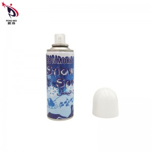 Wholesale 250ml Christmas blue can snow spray for festival party celebration