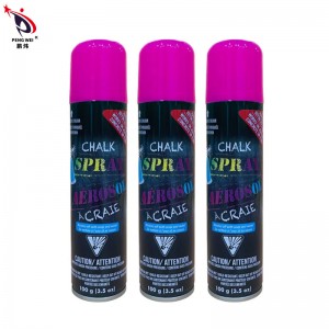 Multicolor washable painting chalk spray
