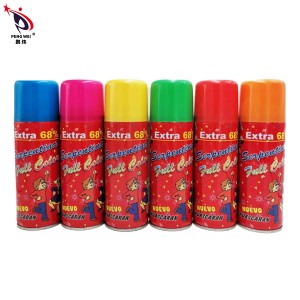 Wholesale crazy party can funny colorful silly string spray
