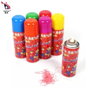 Multiple Colors Christmas Parties Festivals Crazy Party Silly String