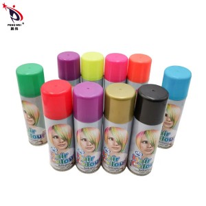 ISO Certificate Wholesale Colorful Hair Spray/Temporary for Party Celebration