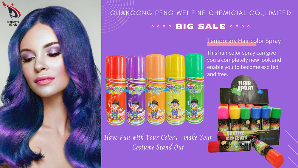 Pengwei | Temporary hair color spray-Perfect for costumes or just switching up your look
