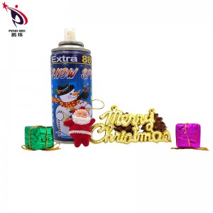 250ml Eco-friendly flammable Christmas supplies Joker snow spray for party celebration