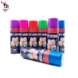 Wholesale Eco friendly Party Silly String Spray Non-toxic Wedding Celebration Silly String