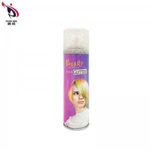 China Gold Supplier for Hair Colour Spray Brown - 85g Multicolors Glitter Silver Hair Spray Sparkle for Night Party – PENGWEI