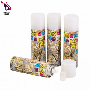 Hot sale Christmas birthday favors 150ml Taiwan snow spray for party events