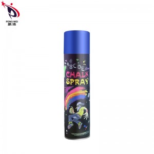 Wholesale factory price temporary blue chalk spray for drawing games