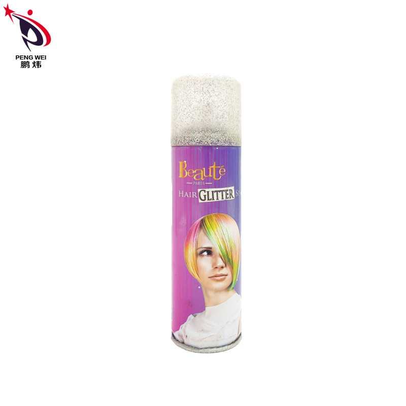 2021 wholesale price Hair Color Spray - 85g Multicolors Glitter Silver Hair Spray Sparkle for Night Party – PENGWEI