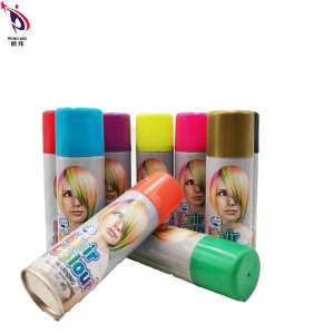 Gray Temporary Hair Color Spray 6 Colors Assorted Packing Coloring Hair