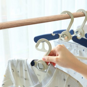 Adjustable Non-Slip Plastic Space Saving Baby Cloth Hanger