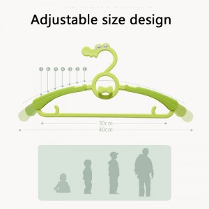 Adjustable Plastic Save Space Newborn Baby Cloth Hanger