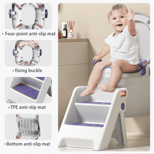 All-wrapped PU mat Potty Training Seat With Handles