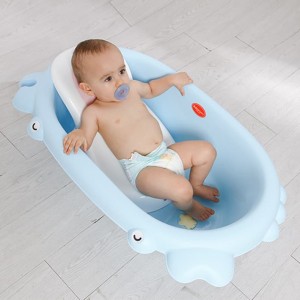 Cartoon Crab Baby bath tub with Bath Support