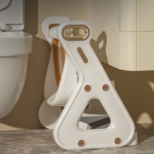 Foldable Baby Potty Training With Step Stool Ladder