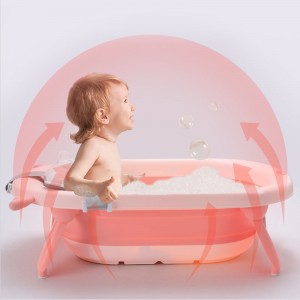 Fawn Foldable Baby Bathtub With Temperature