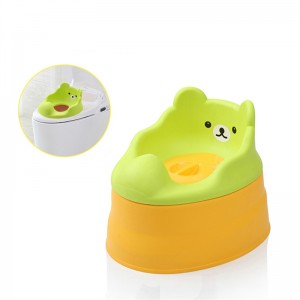 2 in 1  Cartoon Cushion Toilet Seat Toddler Potty Chair 