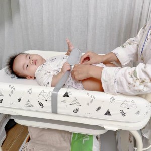 Multifunction Baby Nursing Changing Table with fold Bathhtub