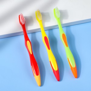 Kids toothbrush ultra soft End-rounded filaments