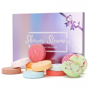 High Quality for Private Label Low MOQ Vegan Organic Natural Aromatherapy Herbal Shower Steamers Tablets Bath Steamers Gift Set of 6