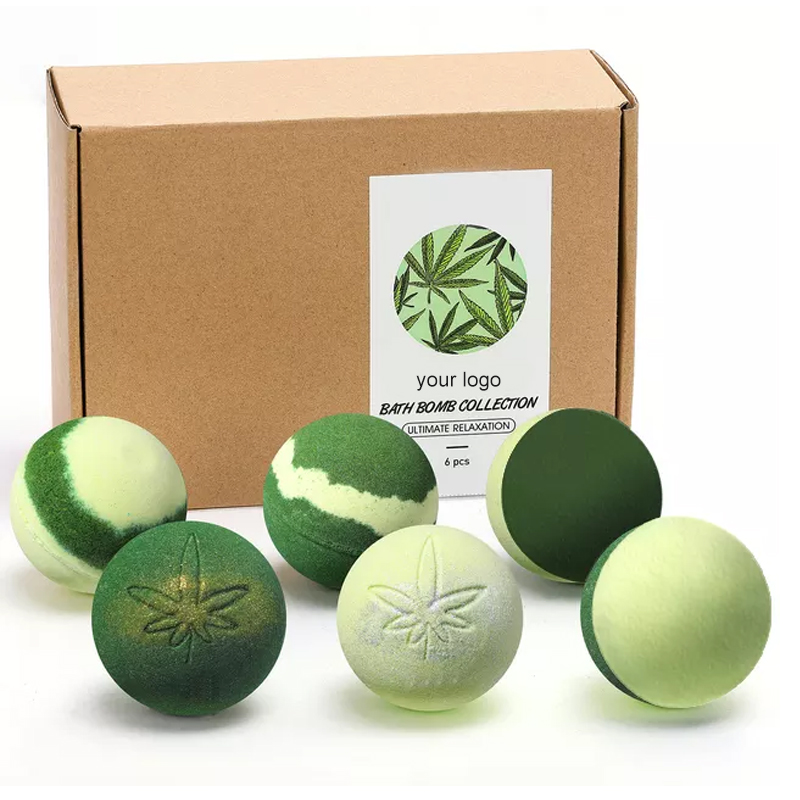 Special Price for Bath Salt Ball - Wholesale Private Organic Fizzy CBD Bath Bomb Set – YULIN