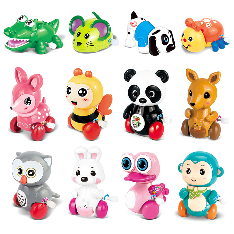 Mini Animal Wind Up Toys Kids Preschool Toys (3)
