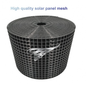 Houseables Critter Guard Screen Fence 8in x 100ft Solar Screen 80 Fastener Clips Pigeon Deterrent Panel Bird Squirrel Barrier