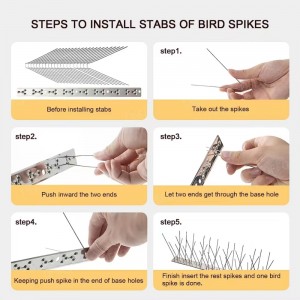Stainless Steel Bird Spikes: Effective, Eco-Friendly Bird Deterrents